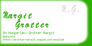 margit grotter business card